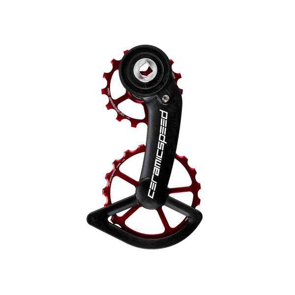 CeramicSpeed OSPW SRAM Red/Force AXS Oversized Pulley Wheel System | Standard | Red