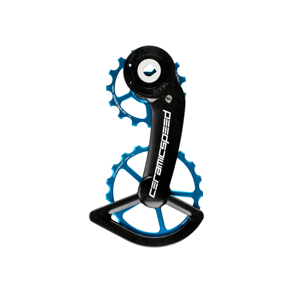 CeramicSpeed OSPW SRAM Rival AXS Oversized Pulley Wheel System | Coated | Blue