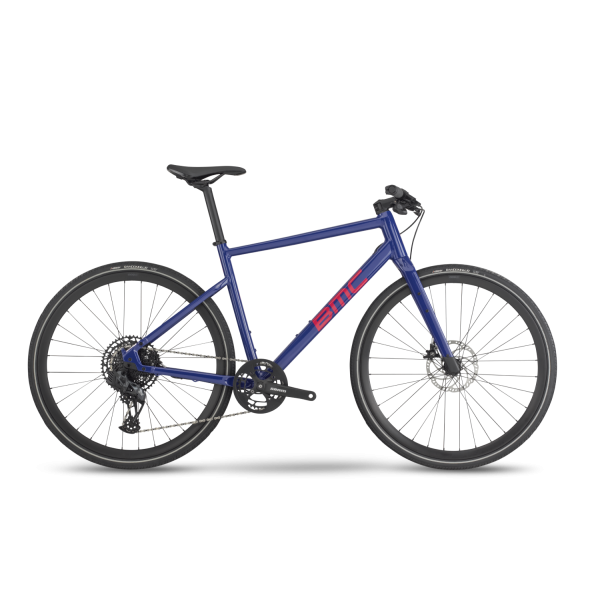 BMC Alpenchallenge AL One hibridinis dviratis / Ultramarine Blue - Neon Red