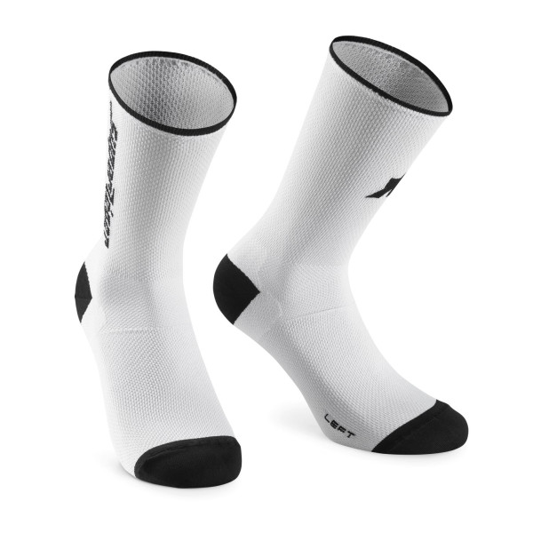 Assos RS Superleger kojinės | Holy White