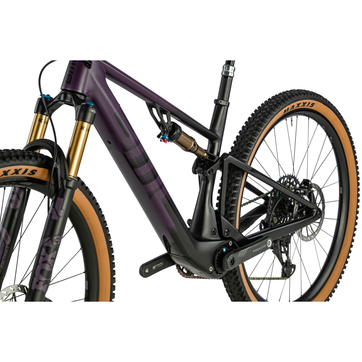 BMC Fourstroke AMP LT LTD elektrinis dviratis / Deep Purple - Black