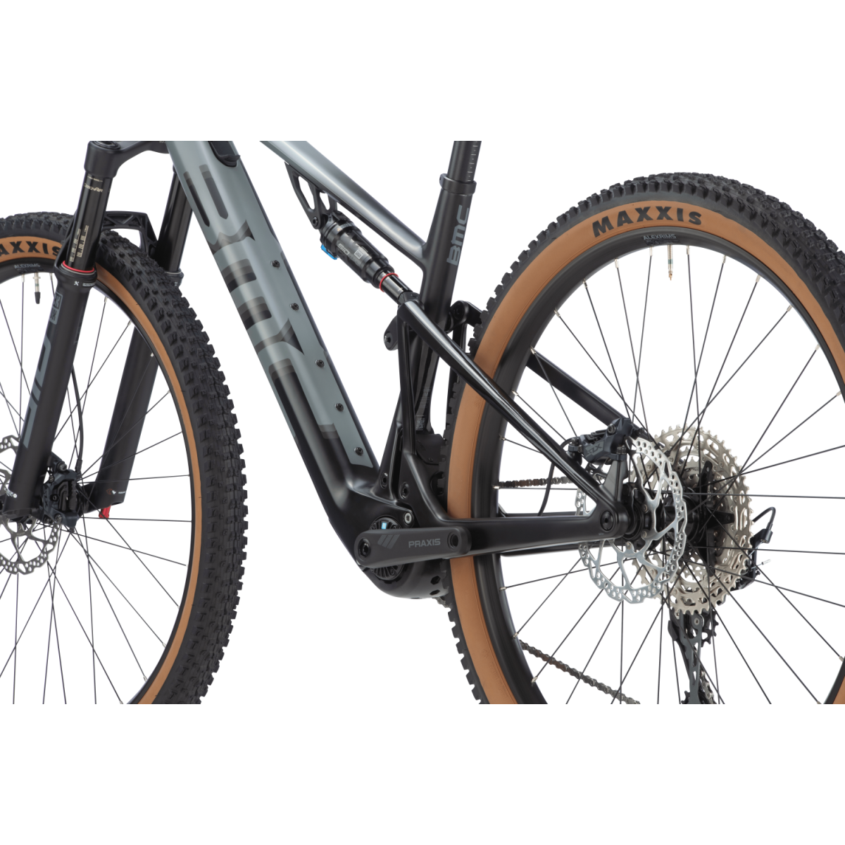 BMC Fourstroke AMP LT Three elektrinis dviratis / Iron Grey - Black