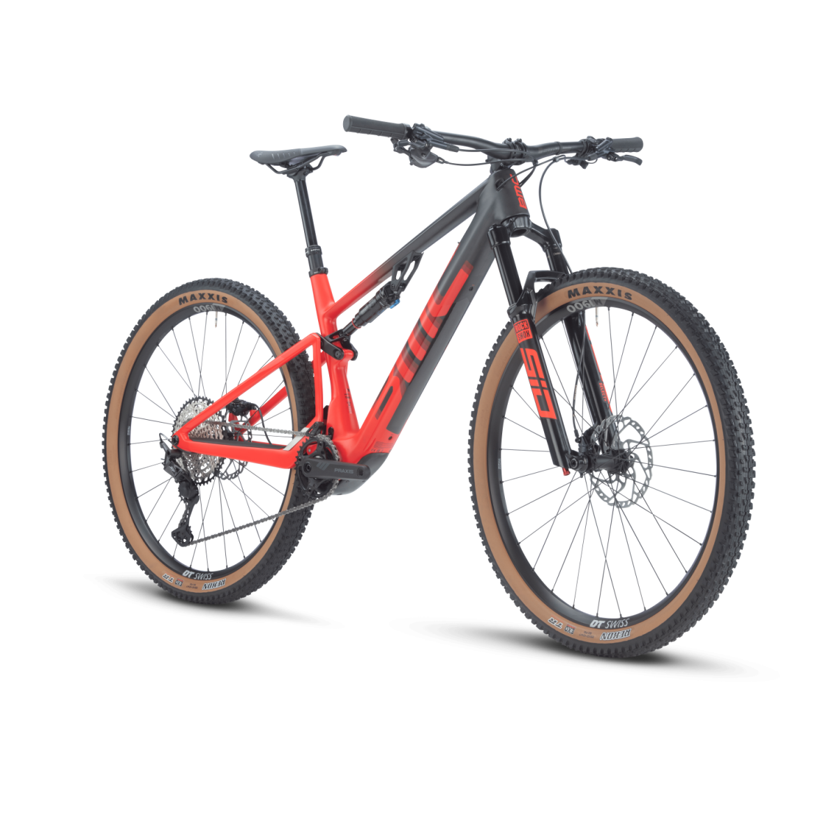 BMC Fourstroke AMP LT Two elektrinis dviratis / Carbon - Red