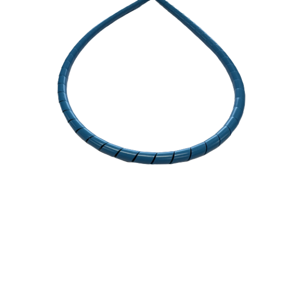 capgo BL Spiral Wrap for Outer Cable - Wire Organization | Light Blue