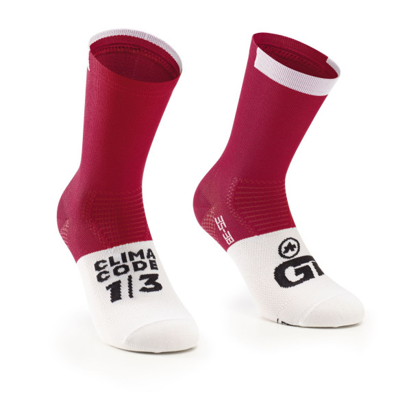 Assos GT c2 Socks | Bolgheri Red