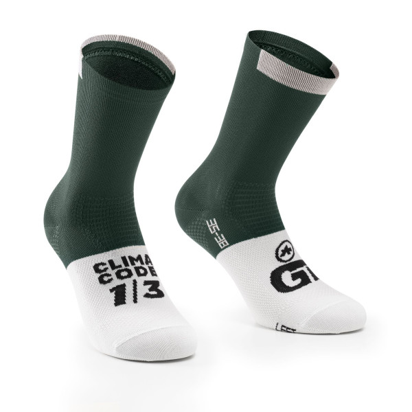Assos GT c2 kojinės / Grenade Green