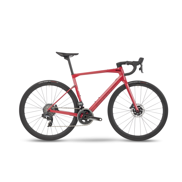 BMC Roadmachine 01 Four plento dviratis / Coral Red - Black