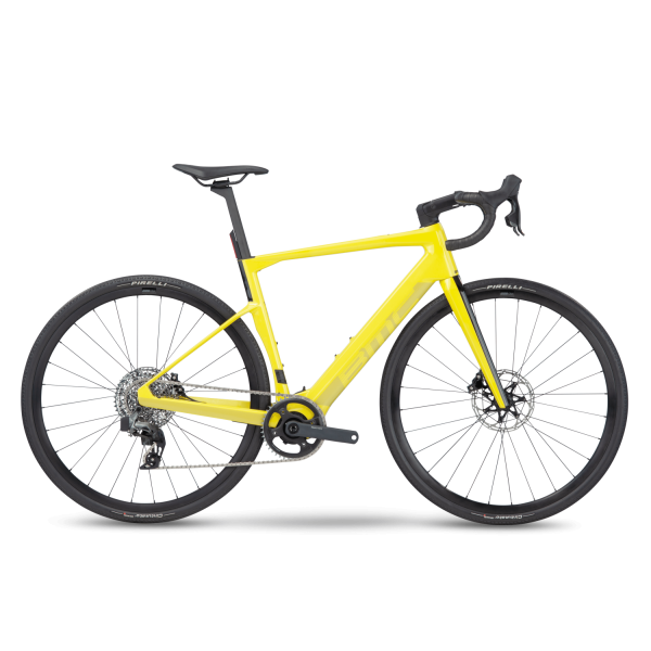 BMC Roadmachine 01 AMP X One E-Bike | Lime Yellow