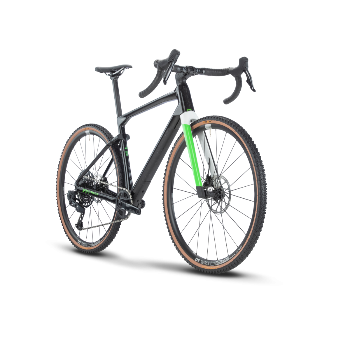 BMC UnReStricted 01 Four Gravel+ dviratis / Speckle Black - Space Green