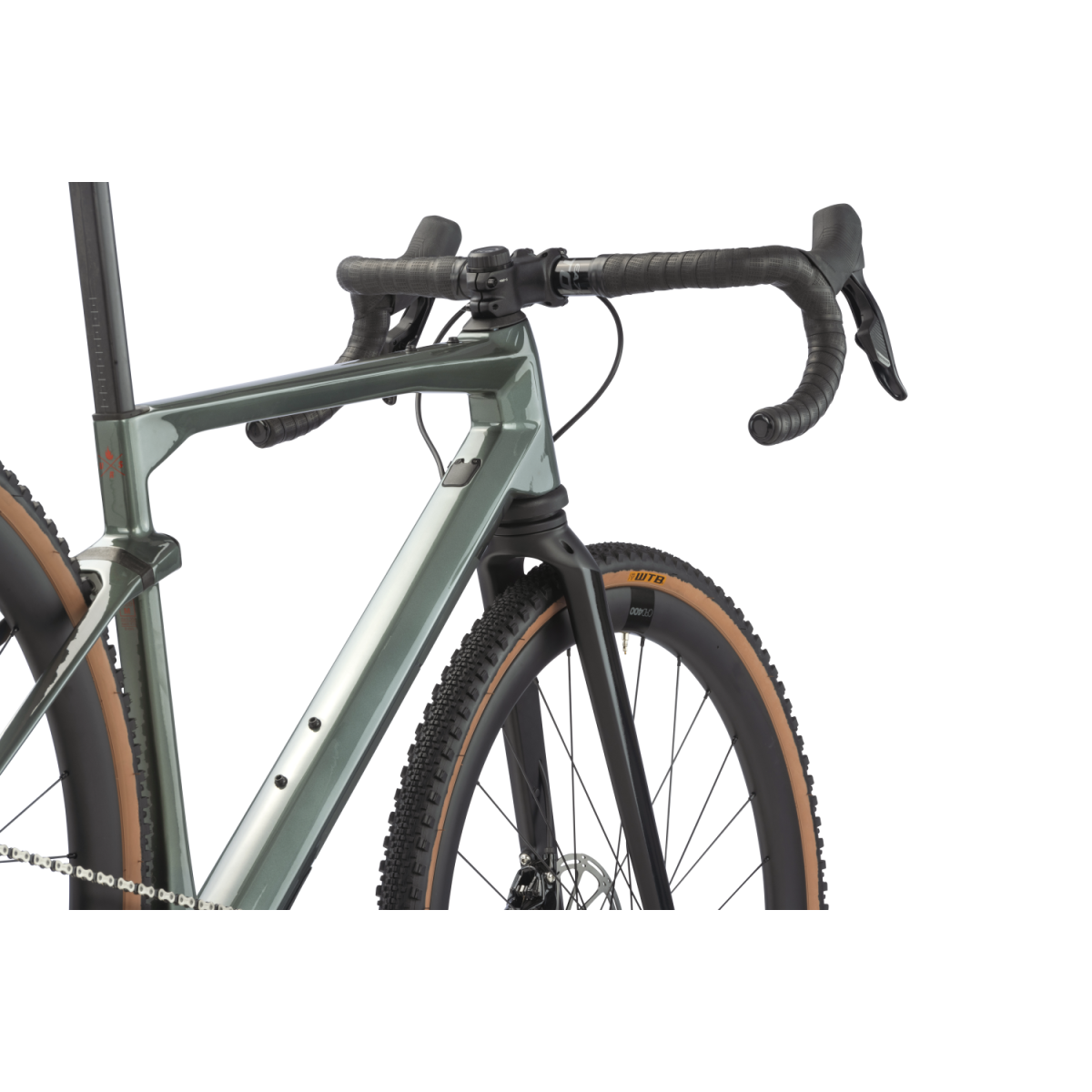 BMC UnReStricted LT Two Gravel+ dviratis / Metallic Moss - Amber
