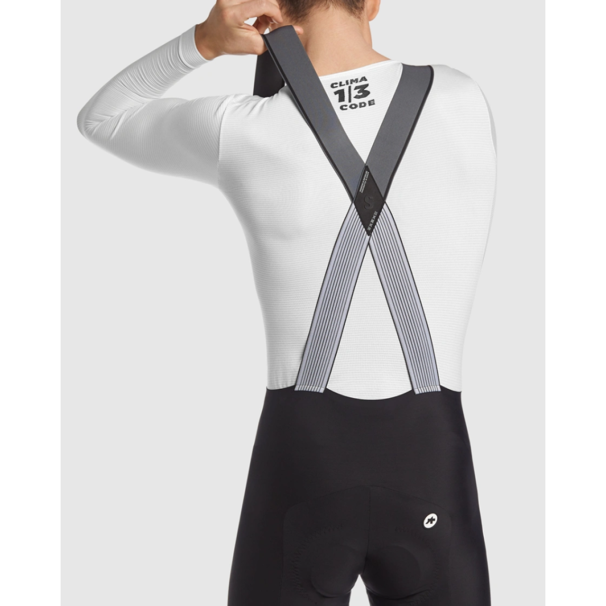 Assos Summer LS vyriški apatiniai marškinėliai / Holy White Assos Summer LS vyriški apatiniai marškinėliai / Holy White