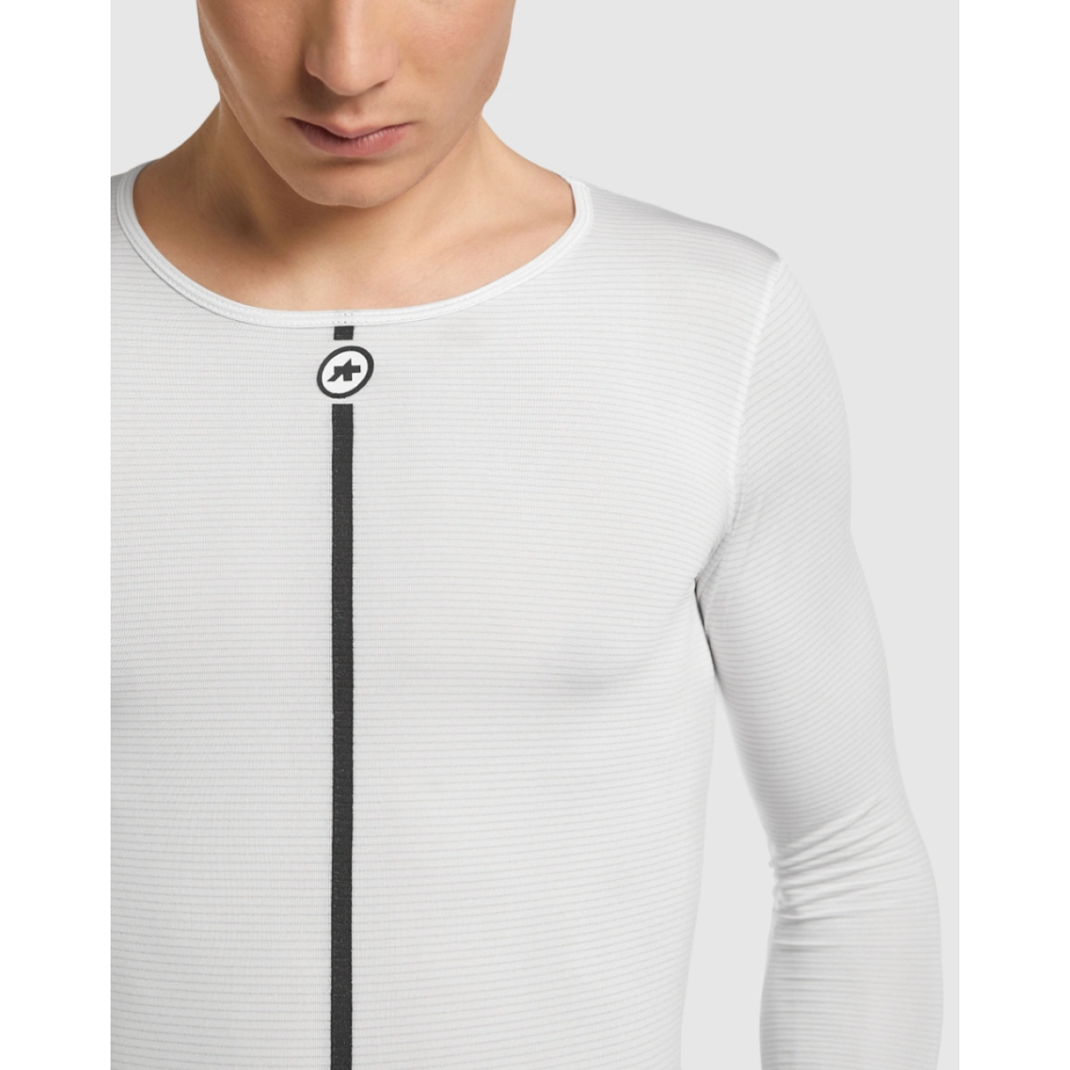 Assos Summer LS vyriški apatiniai marškinėliai / Holy White Assos Summer LS vyriški apatiniai marškinėliai / Holy White