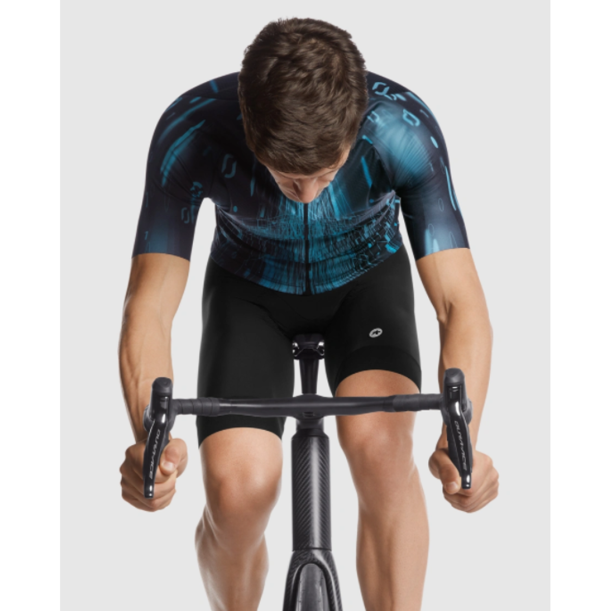 Assos Mille GT c2 Drop Head vyriški marškinėliai / Cyber Blue Assos Mille GT c2 Drop Head vyriški marškinėliai / Cyber Blue