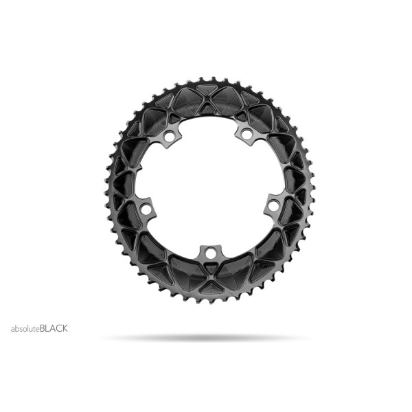 AbsoluteBlack Road Oval Premium 130BCD Chainring