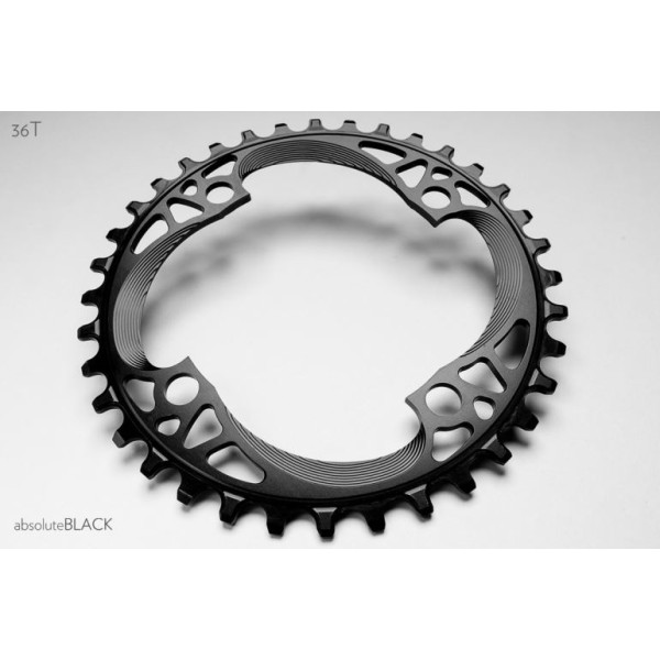 AbsoluteBlack Shimano Round Chainring | 104 BCD | 1x12/11/10-speed