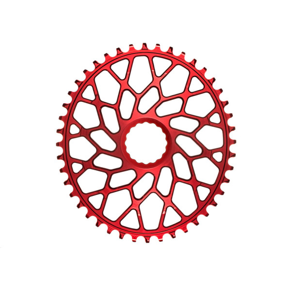 AbsoluteBlack CX- Oval Easton Gravel Direct Mount dantratis / Red