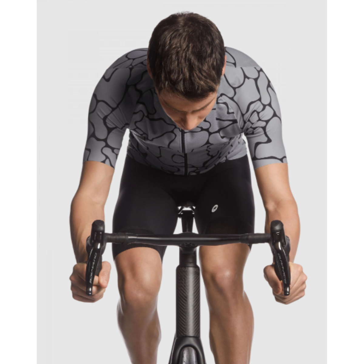 Assos Mille GT Summer C2 Voganski vyriški marškinėliai / Gerva Grey Assos Mille GT Summer C2 Voganski vyriški marškinėliai / Gerva Grey