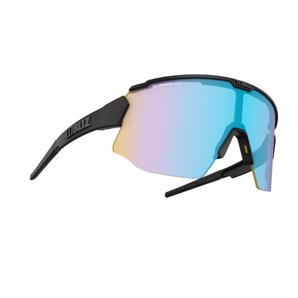BLIZ Active Breeze akiniai | Nano Optics - Nordic Light | Black - Coral Orange Blue 