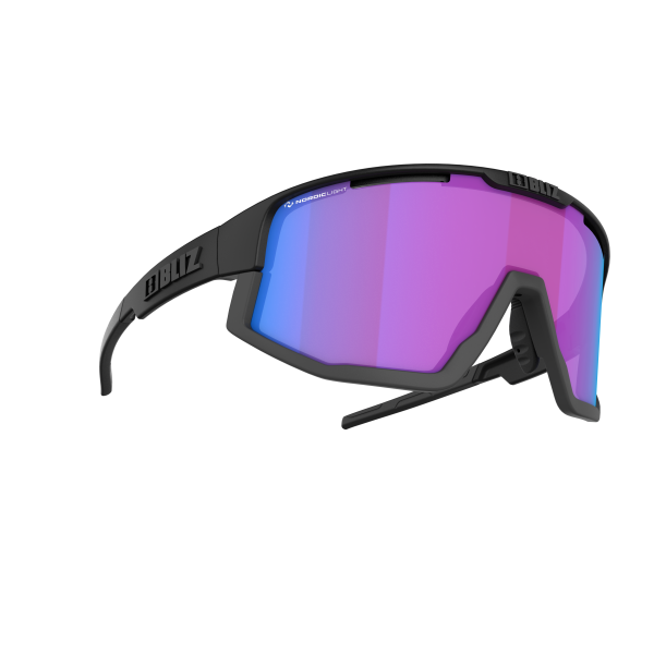 BLIZ Active Fusion akiniai | Nano Optics - Nordic Light | Black - Rose Violet Blue