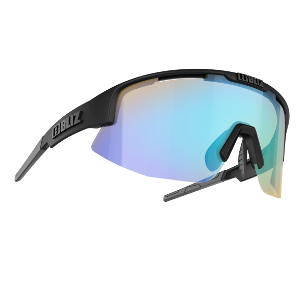 BLIZ Active Matrix akiniai | Nano Optics - Nordic Light | Black - Coral Orange Blue