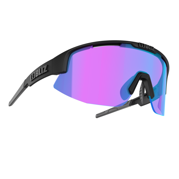 BLIZ Active Matrix | Nano Optics Nordic Light Matt Black Begonia Sunglasses