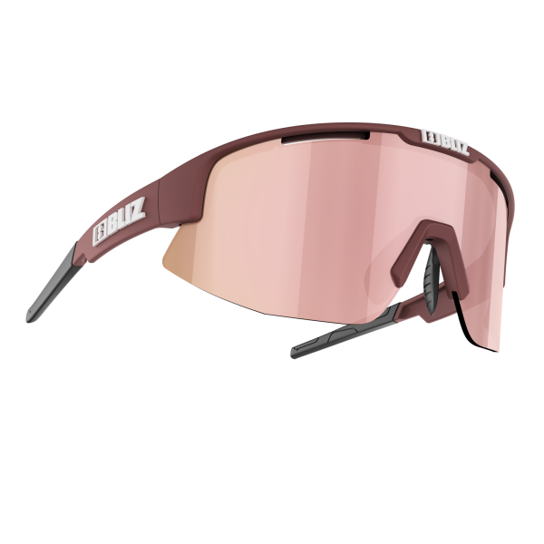 BLIZ Active Matrix Small akiniai | Burgundy - Brown Rose