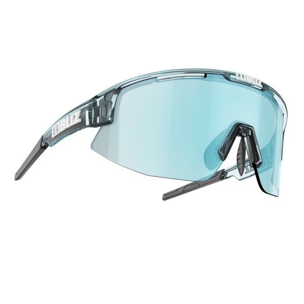 BLIZ Active Matrix | Transparent Ice Blue Sunglasses