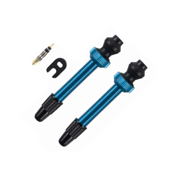 Barbieri Tubeless Valve Aluminium SV 45mm 2 pieces | Blue