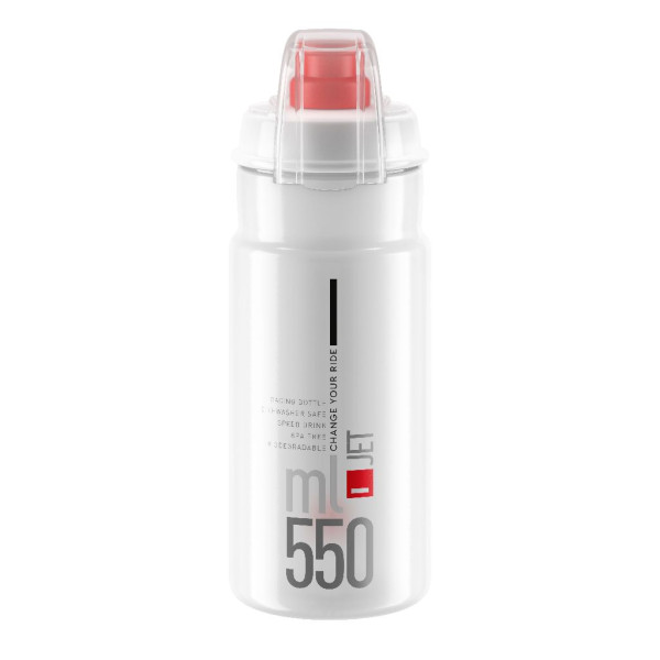 Elite Jet Plus Bottle 550 ml | Clear - Red