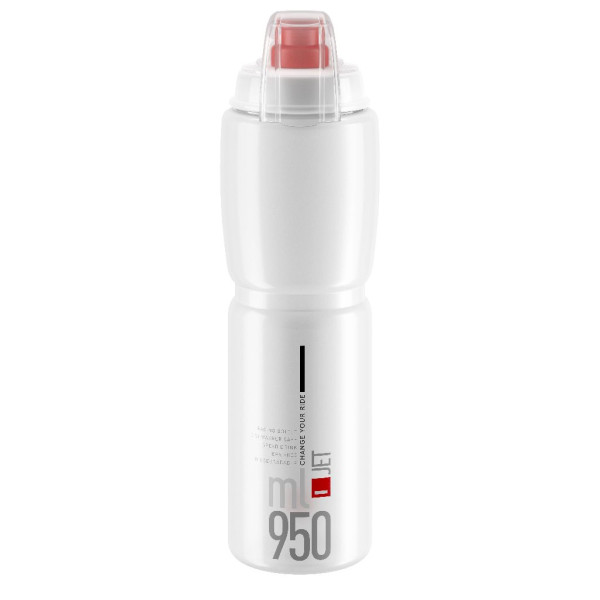 Elite JET Plus gertuvė 950 ml / Clear - Red