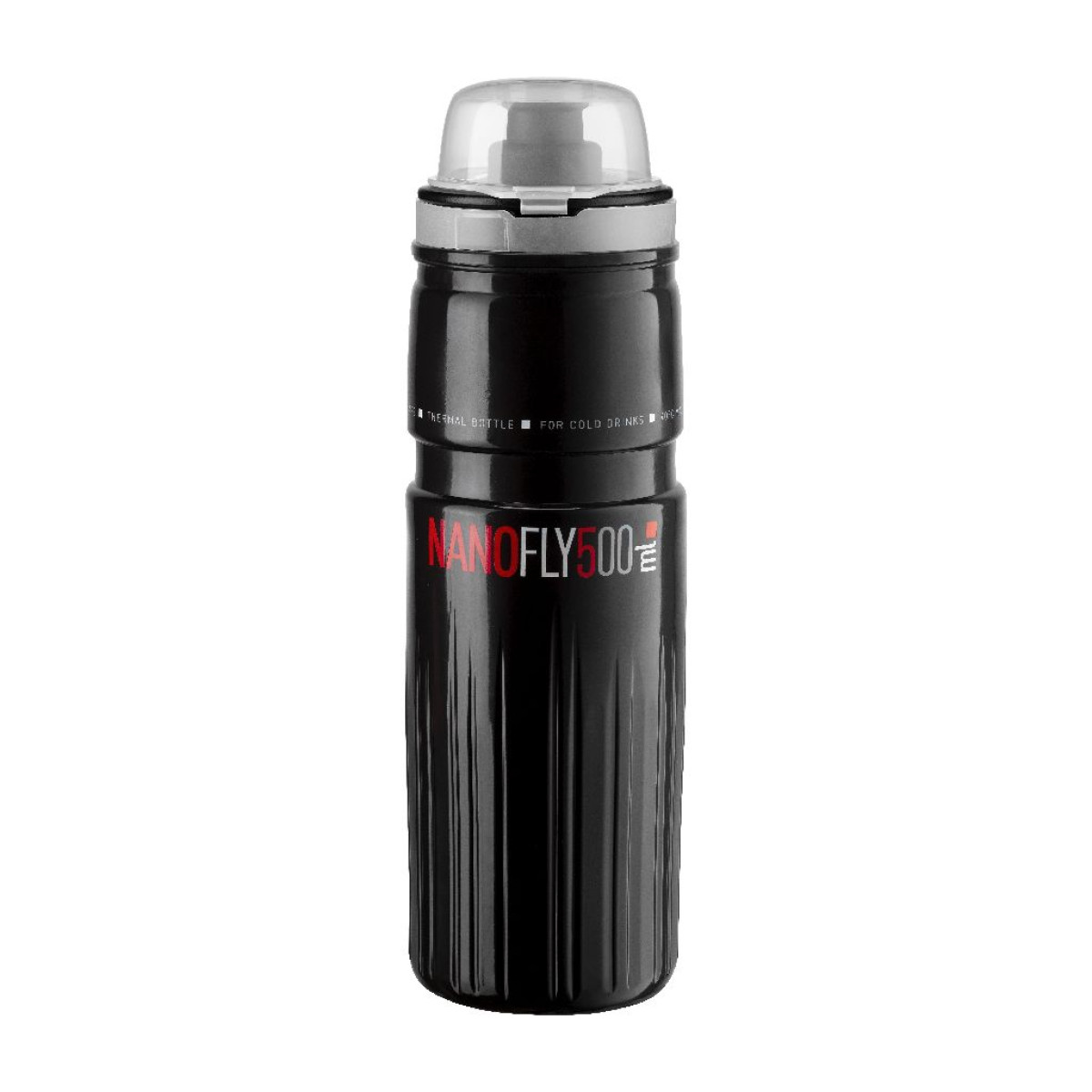 Elite Nano Fly MTB termo gertuvė 500 ml | Black Elite Nano Fly MTB termo gertuvė 500 ml | Black
