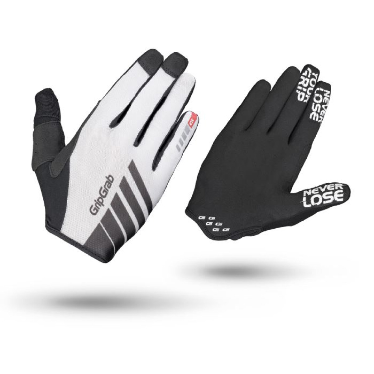 GripGrab Long Gloves „Racing“ | White GripGrab Long Gloves „Racing“ | White