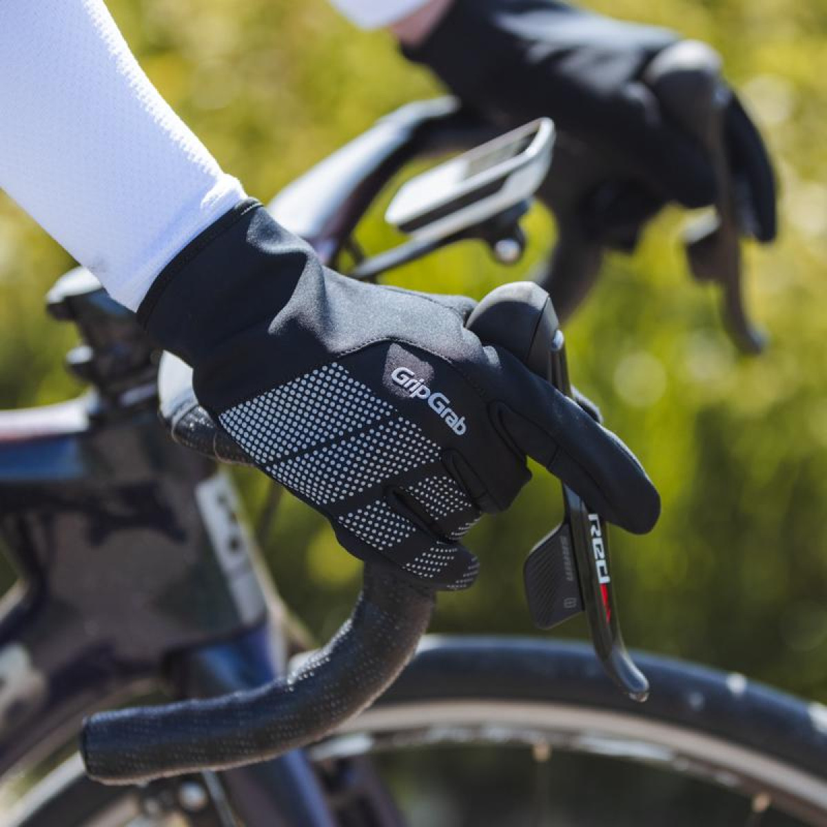 GripGrab Ride Windproof Spring-Autumn pirštinės | Black GripGrab Ride Windproof Spring-Autumn pirštinės | Black