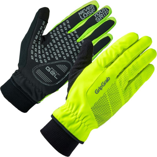 GripGrab Ride Windproof Winter Gloves | Yellow Hi-Vis