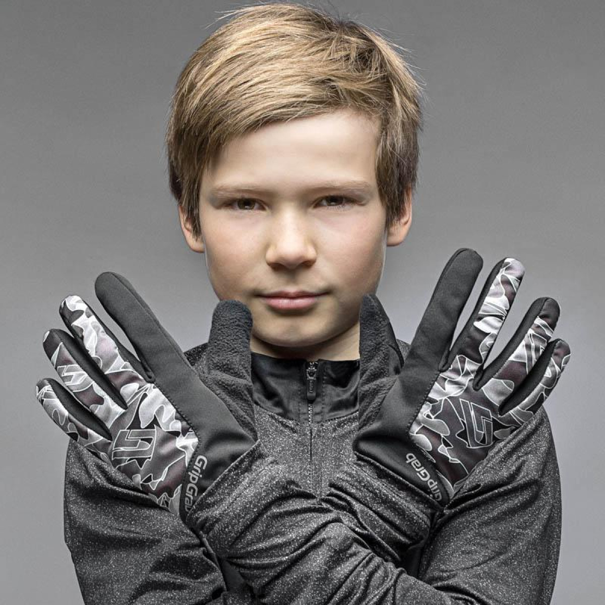 GripGrab Rebel Youngster Windproof Winter vaikiškos pirštinės GripGrab Rebel Youngster Windproof Winter vaikiškos pirštinės