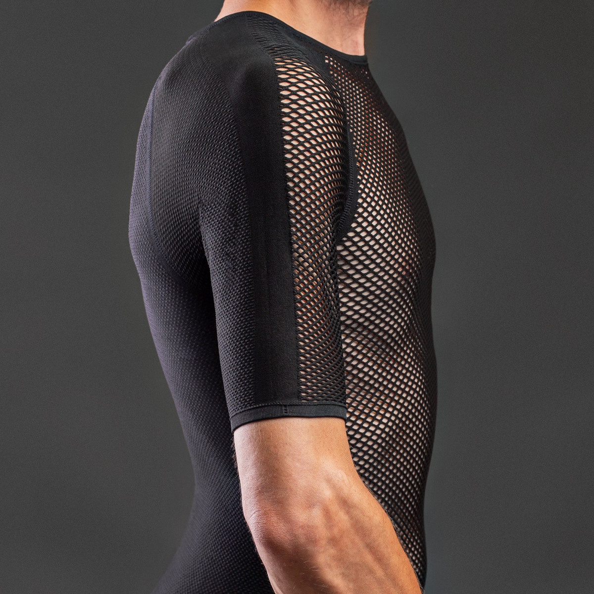 GripGrab 3-Season Short Sleeve apatiniai marškinėliai / Black GripGrab 3-Season Short Sleeve apatiniai marškinėliai / Black