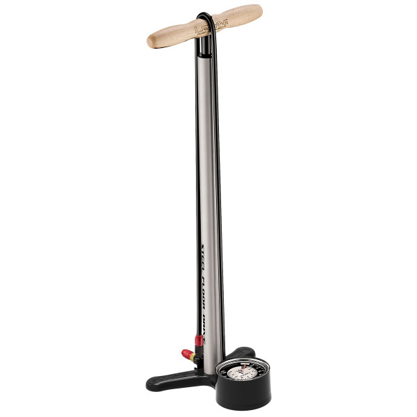 Lezyne Steel Floor Drive 3.5 Floor Pump | Metallic Silver