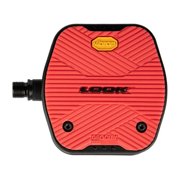 Look Geo City Grip Pedals | Red