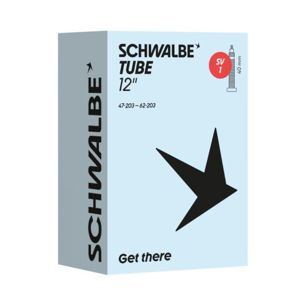 Schwalbe 12" Inner Tube 1 | SV 40 mm | 47/62-204