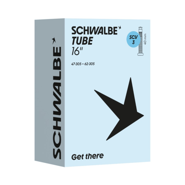 Schwalbe 16" Inner Tube 3 | SCV CLIK Valve 40 mm | 47/62-306