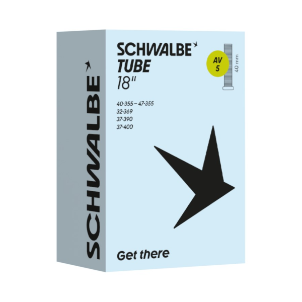 Schwalbe 18" Inner Tube 5 | AV 40 mm | 32/47-355/400