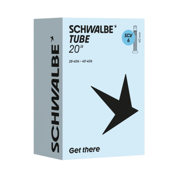 Schwalbe 20" Inner Tube 6 | SCV CLIK Valve 40 mm | 28/40-406