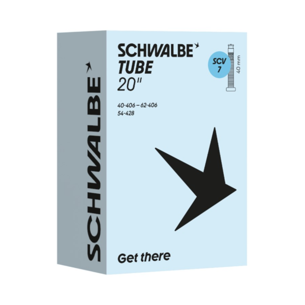 Schwalbe 20" Inner Tube 7 | SCV CLIK Valve 40 mm | 40/62-406