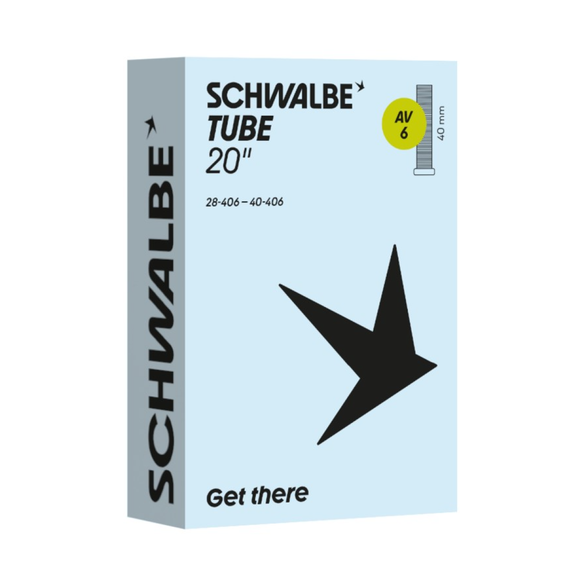 Schwalbe 20" Inner Tube 6 | AV 40 mm | 28/40-406
