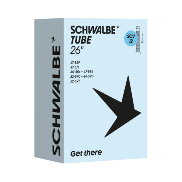 Schwalbe 26" Inner Tube 12 | SCV CLIK Valve 40 mm | 30/47-559/598 Schwalbe 26" Inner Tube 12 | SCV CLIK Valve 40 mm | 30/47-559/598