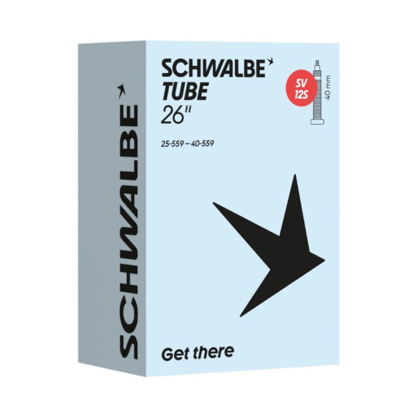 Schwalbe 26" Inner Tube 12S | SV 40 mm | 25/40-559