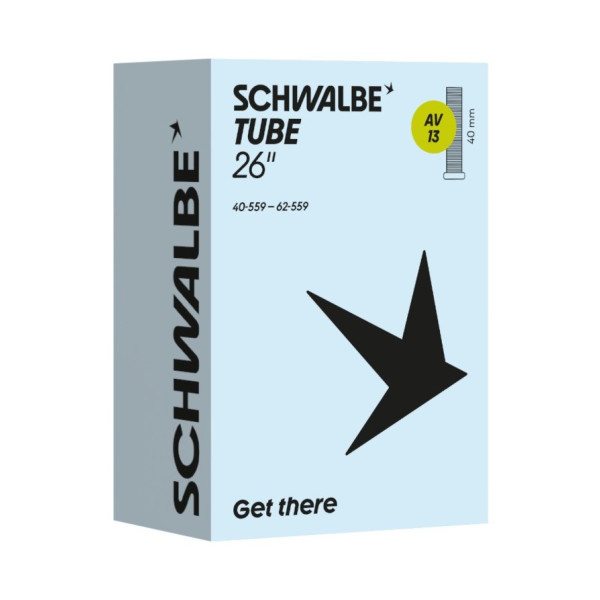 Schwalbe 26" Inner Tube 13 | AV 40 mm | 40/62-559 Schwalbe 26" Inner Tube 13 | AV 40 mm | 40/62-559