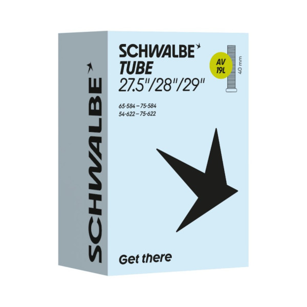 Schwalbe 27.5-29" Inner Tube 19L | AV 40 mm | 54/75-584/622