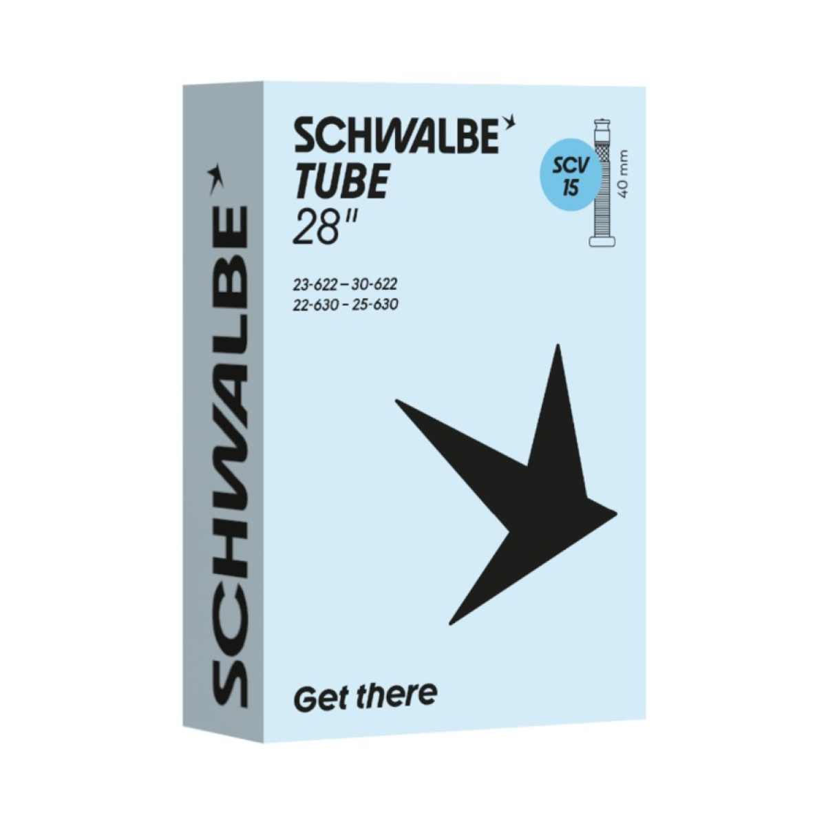 Schwalbe 28" Inner Tube 15 | SCV CLIK Valve | 23/30-622/630