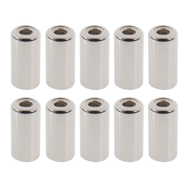 Shimano Brake Cable End Caps, Silver (10 pieces)